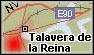 Cartina dei dintorni di Talavera